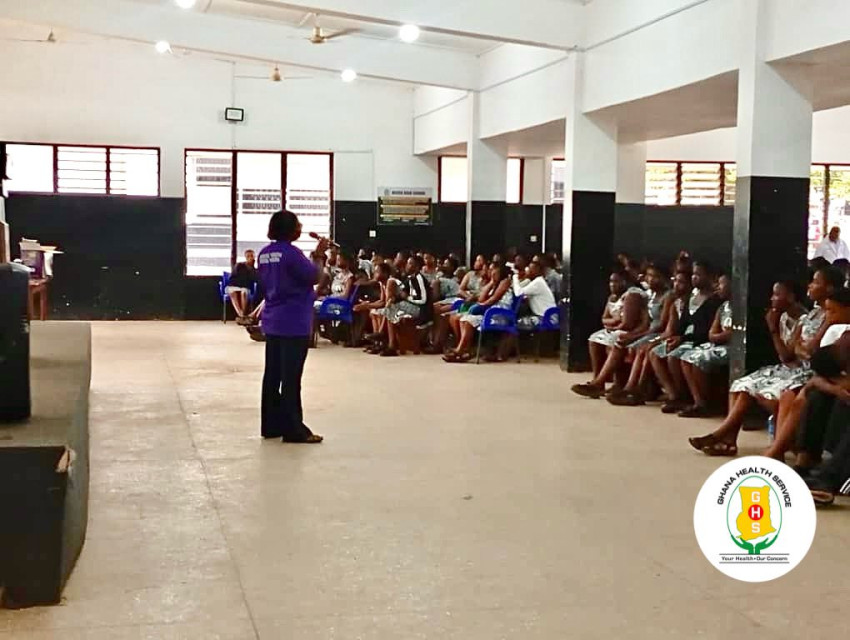 adabraka-polyclinic-hosts-dawg-the-red-outreach-at-kinbu-shs-to-promote-mental-health-and-wellness